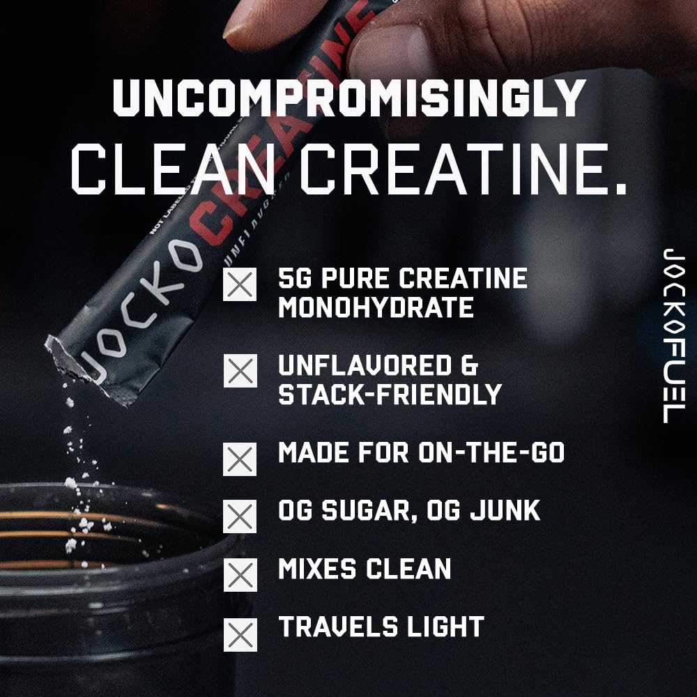 Pack of 30 travel-size creatine monohydrate sticks