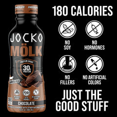 No added sugar and keto-friendly icon for Jocko Mölk Chocolate shake