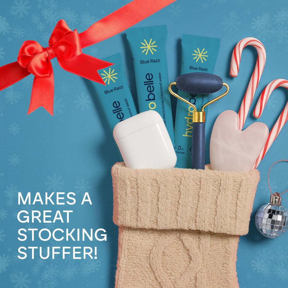 HydroBelle 3X Electrolyte Sticks Coconut Water Powder illustration