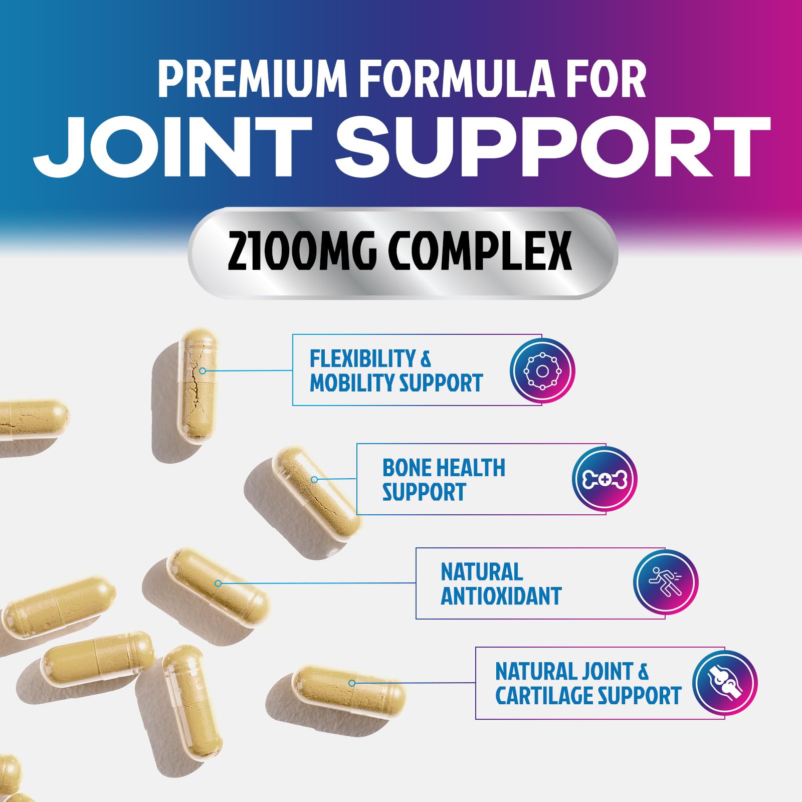 Cartilage health and joint support graphics