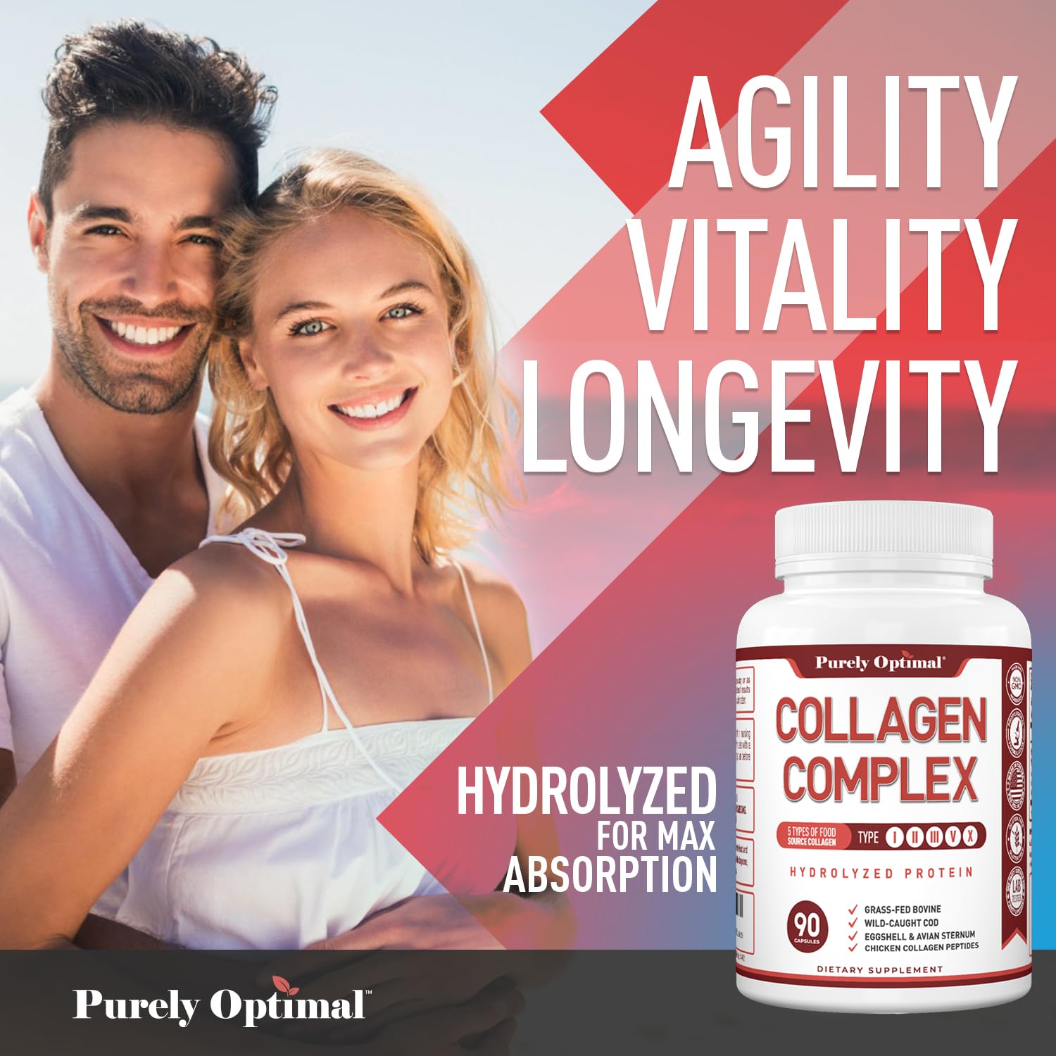 Joint and bone support with collagen peptides