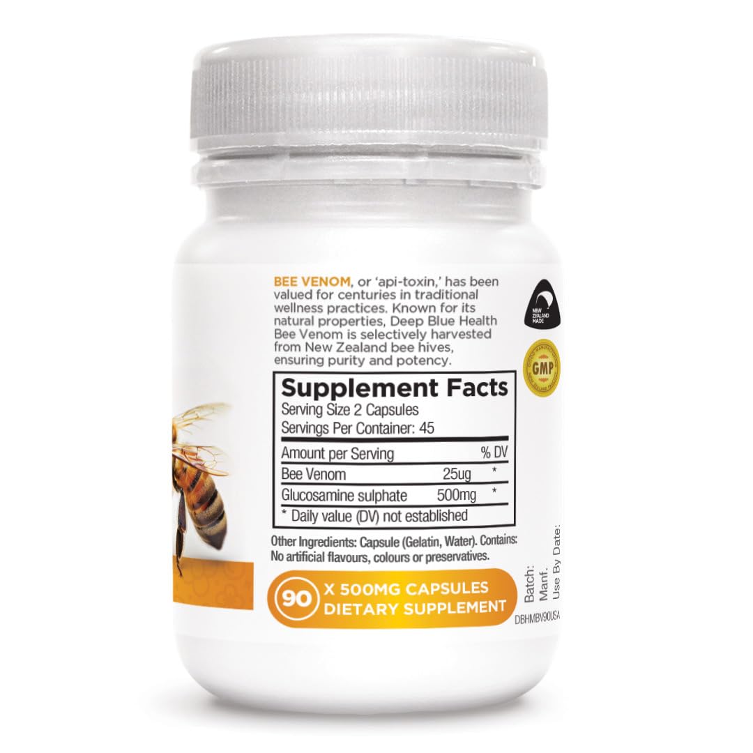 Detail of joint health formula highlighting glucosamine sulfate