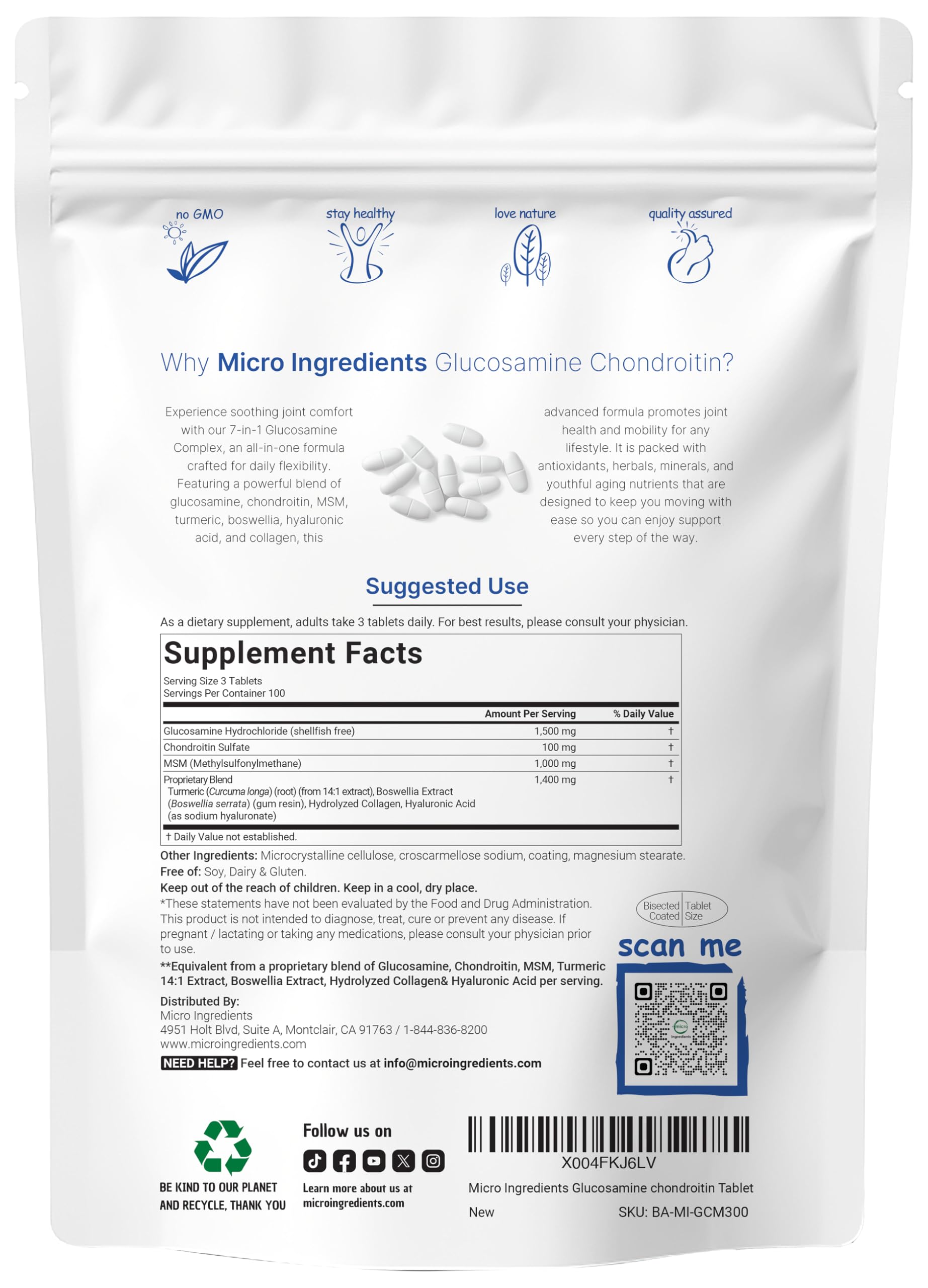 Graphic of a 7-in-1 joint health formula for men and women.