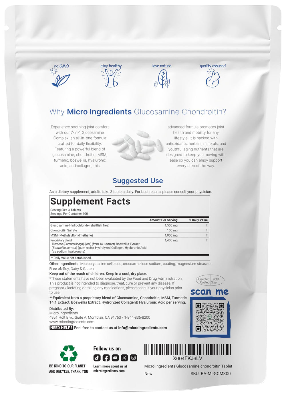 Graphic of a 7-in-1 joint health formula for men and women.