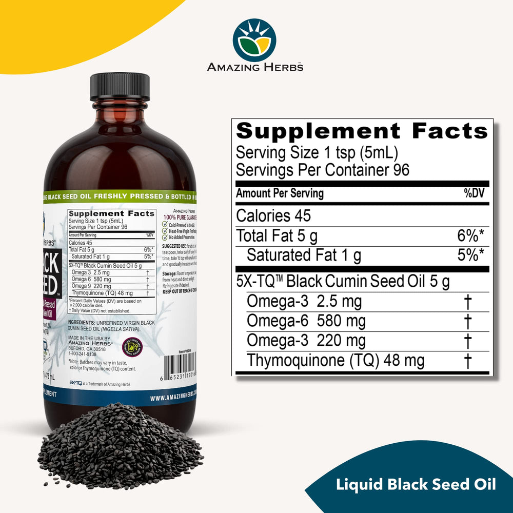 Black seed oil promoting joint mobility