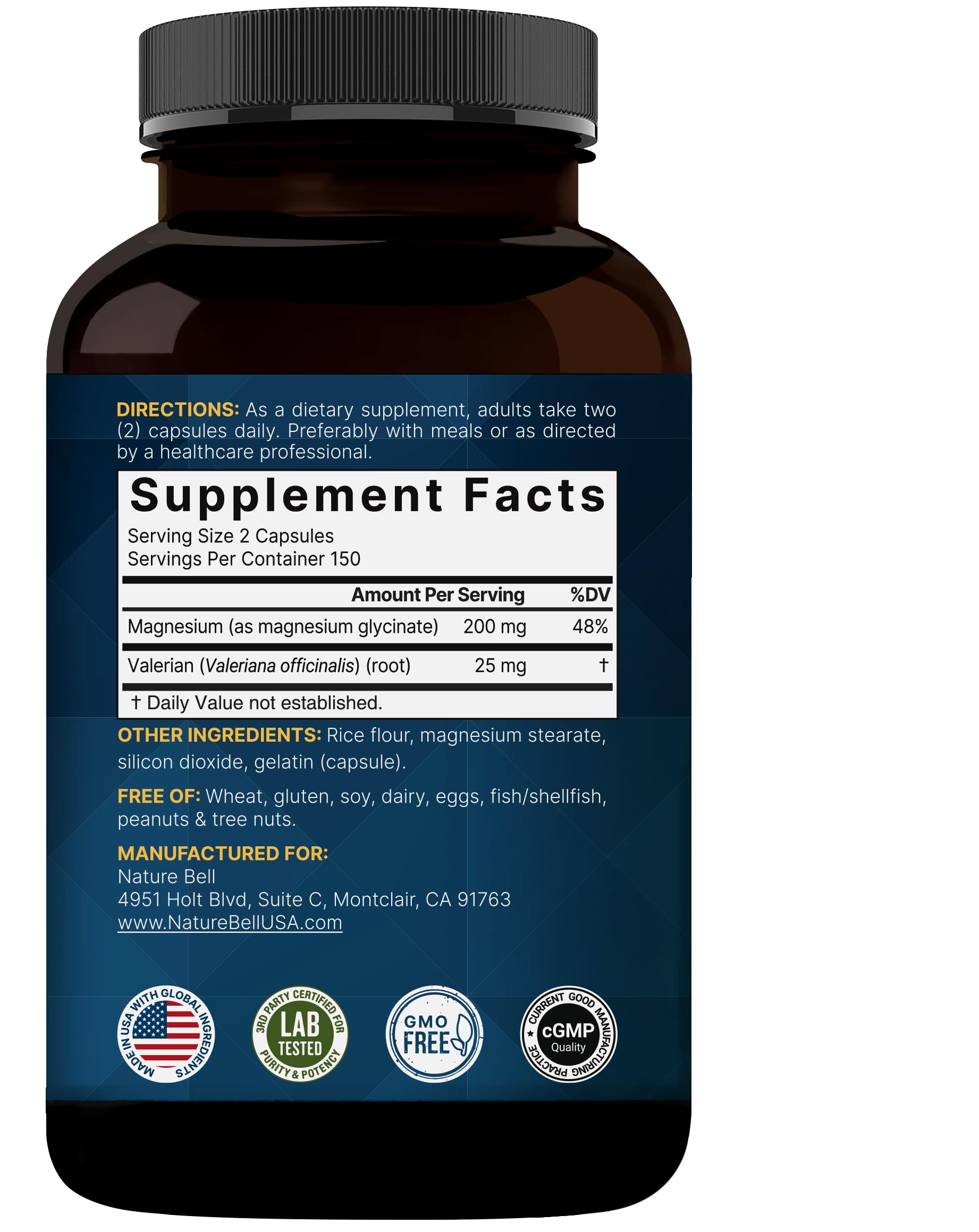 Supports joint, muscle, heart, and bone health with magnesium