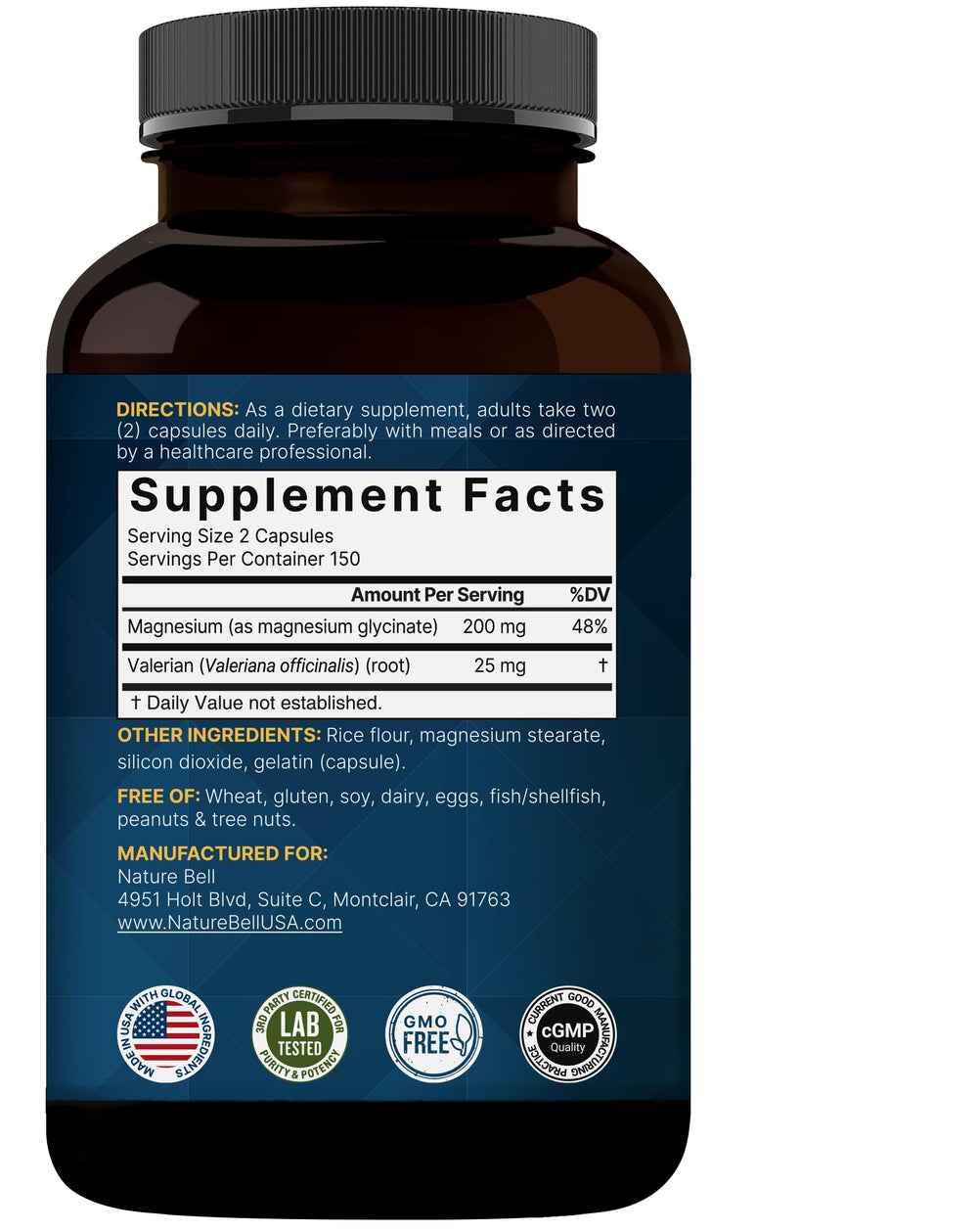 Supports joint, muscle, heart, and bone health with magnesium