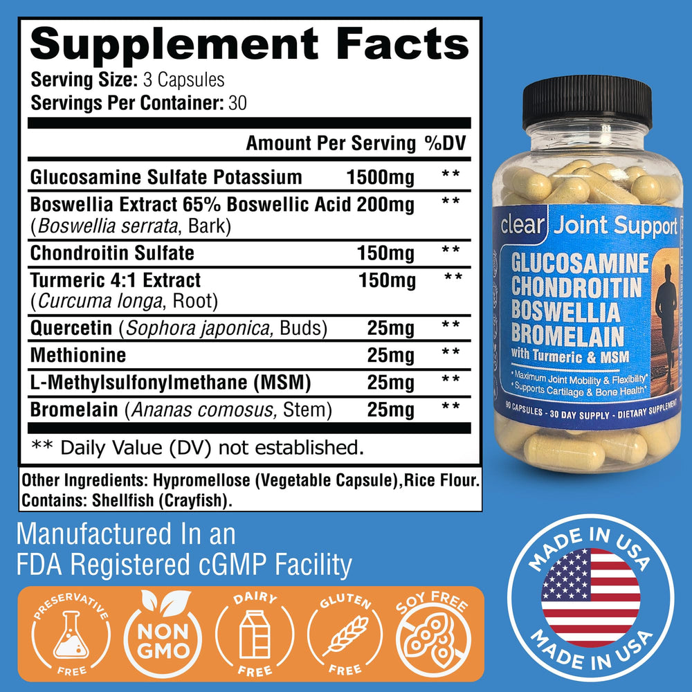 Joint support capsules in an outer bottle
