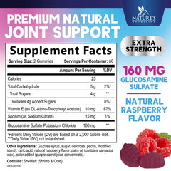 Front label of the Joint Support Gummies bottle highlighting ingredients