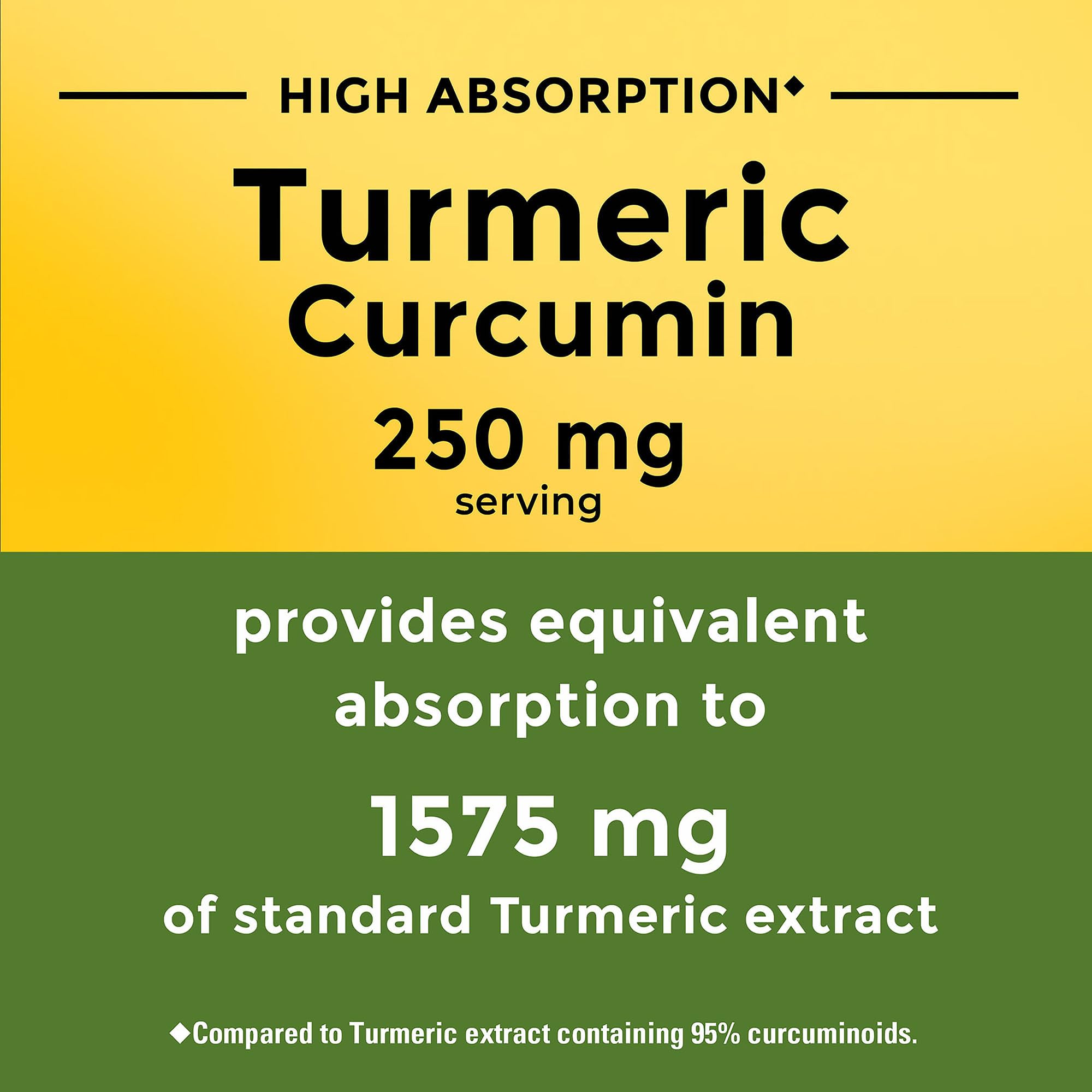 Joint and muscle support turmeric supplement 30-day supply