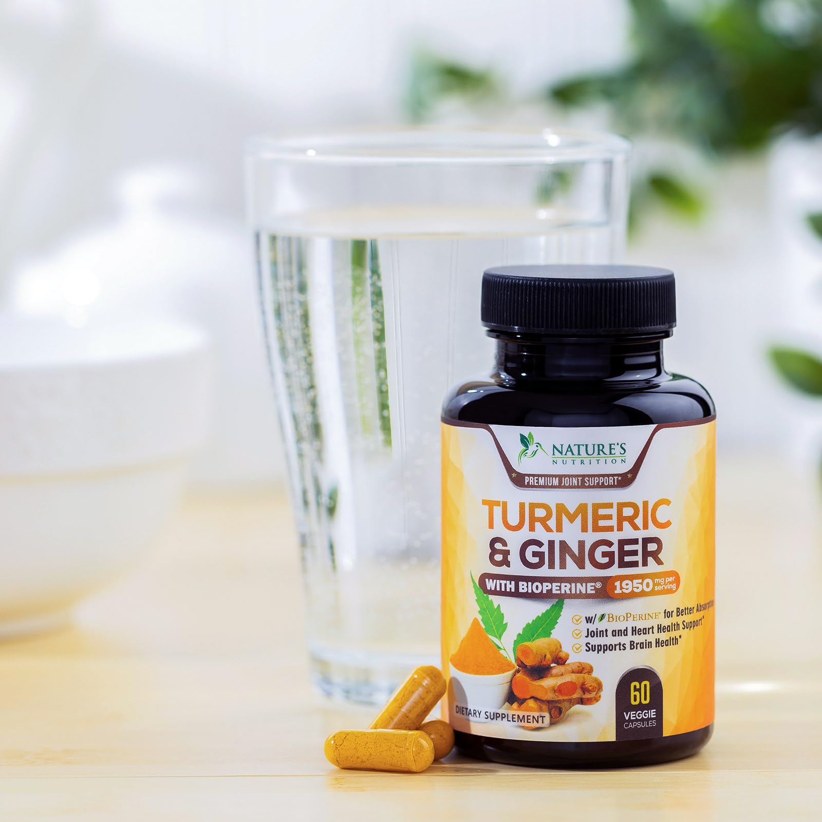 Graphic representing joint support from turmeric curcumin