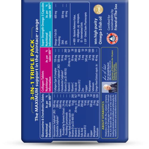 Jointace Max tablets close-up highlighting cartilage and bone support.