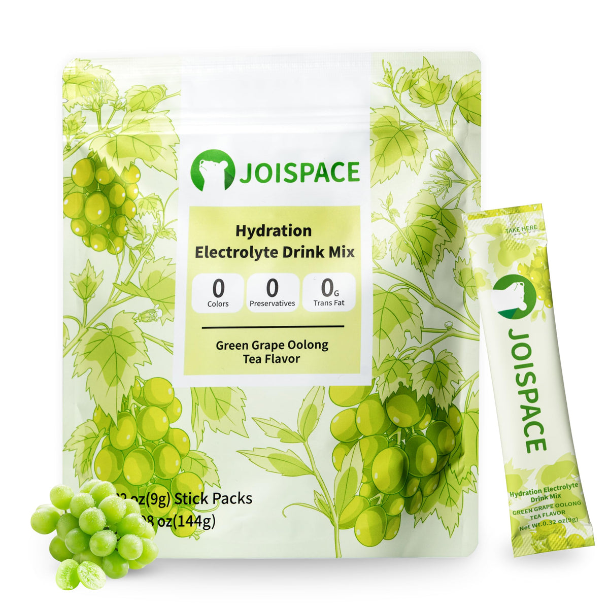JOISPACE Electrolyte Drink Mix - Grape Tea flavor packaging box