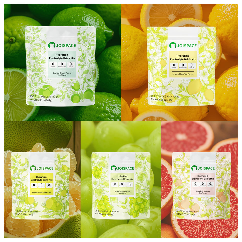 Close-up of JOISPACE packaging - Non-GMO, Vegan, Gluten-Free