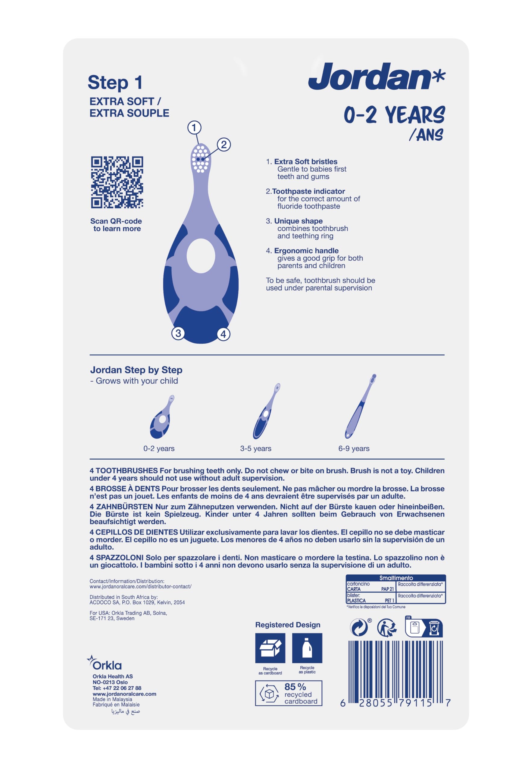 BPA free and phthalates free labeling on packaging