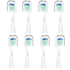 Joryama 8-pack replacement toothbrush heads for Philips Sonicare - wide compatibility