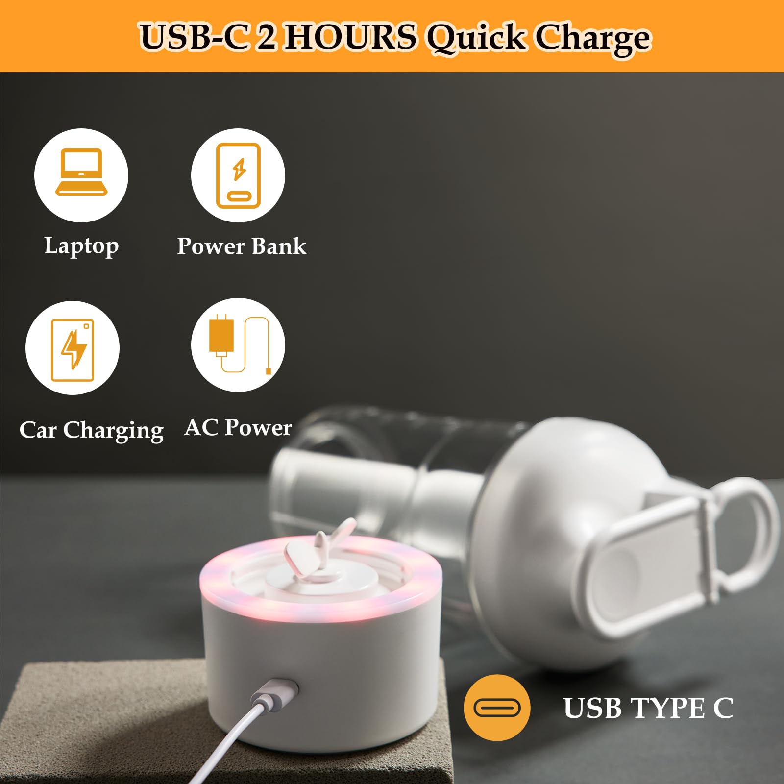 JOTER & LIBEAR electric shaker bottle removable-cleaning design simplifies cleaning routine.