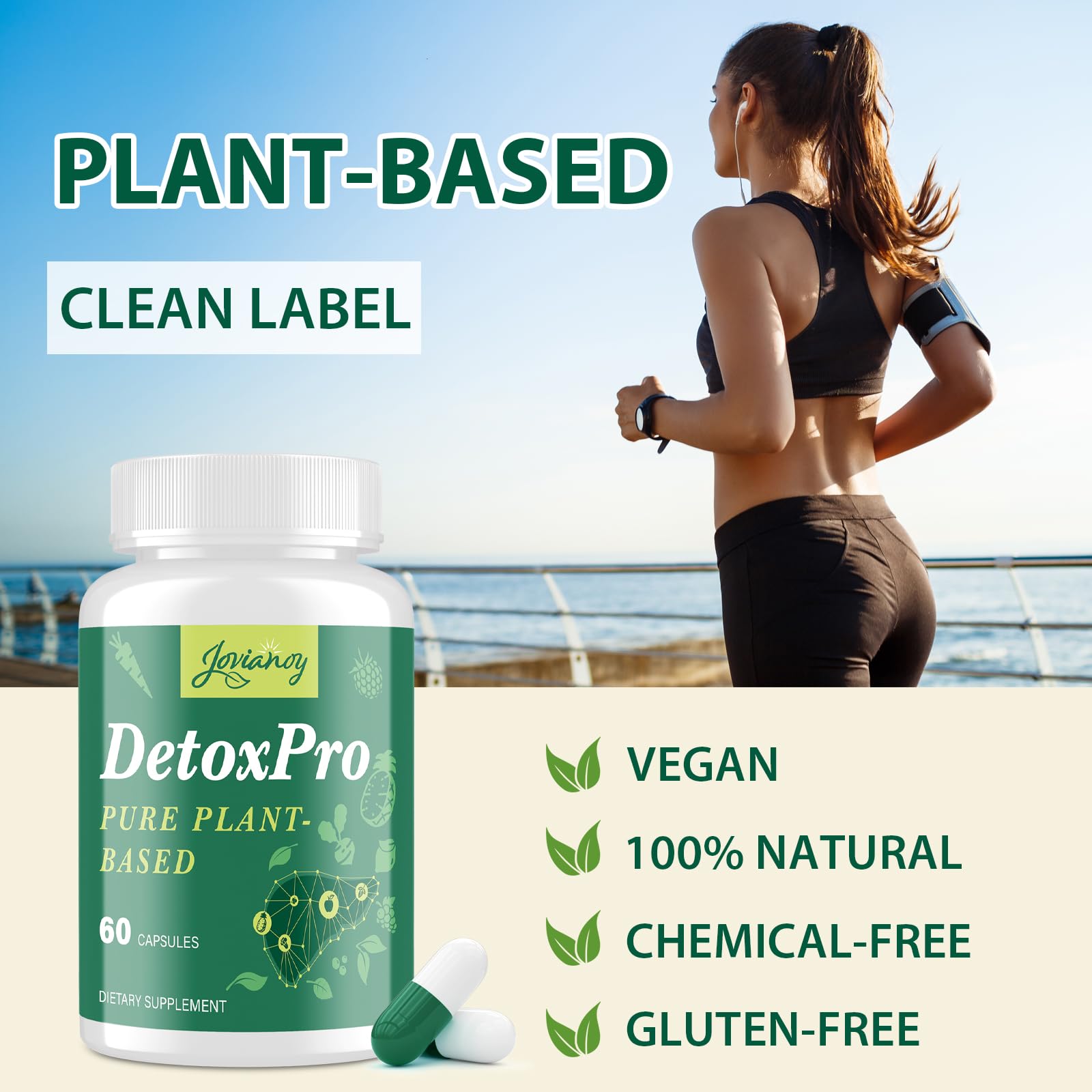Jovianoy detox digestive-support depiction shows content aiding digestion and comfort.