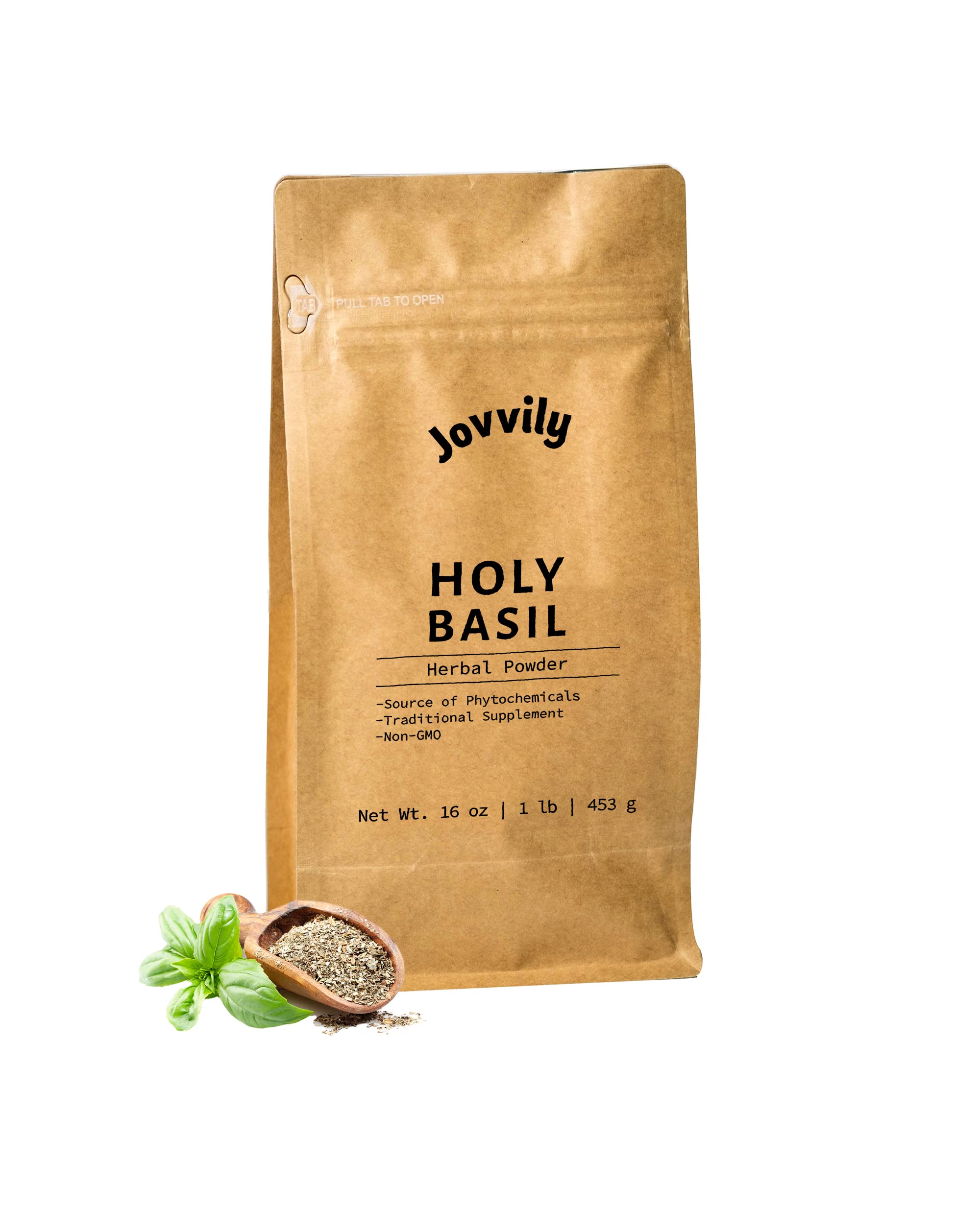 Jovvily Holy Basil Herbal Powder 1lb package