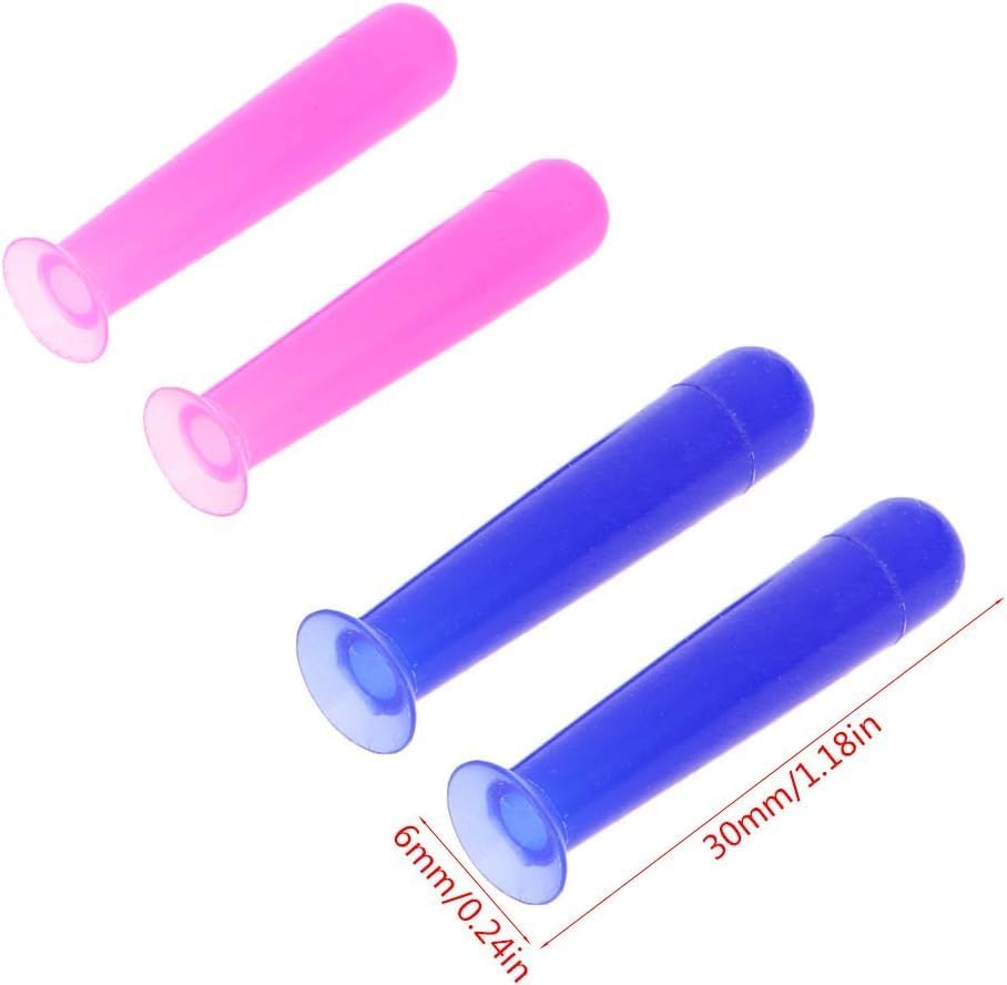 Two blue silicone lens insertion/removal tools