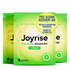 Joyrise Post Drinking Aid 3-Pack front packaging