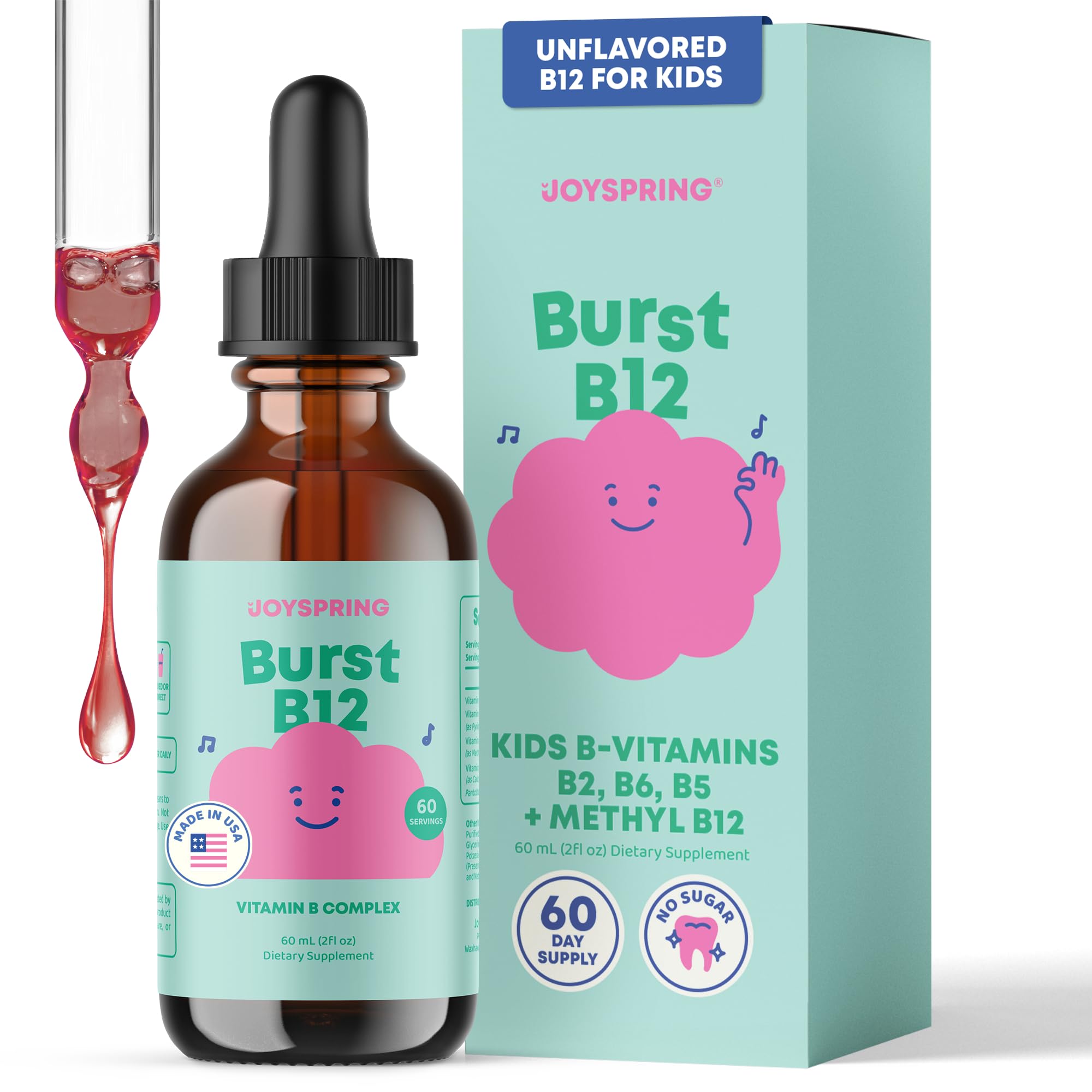 Hero image of JoySpring Burst B12 Drops for Kids
