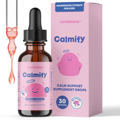 JoySpring Calmify Magnesium Citrate Liquid for Kids bottle