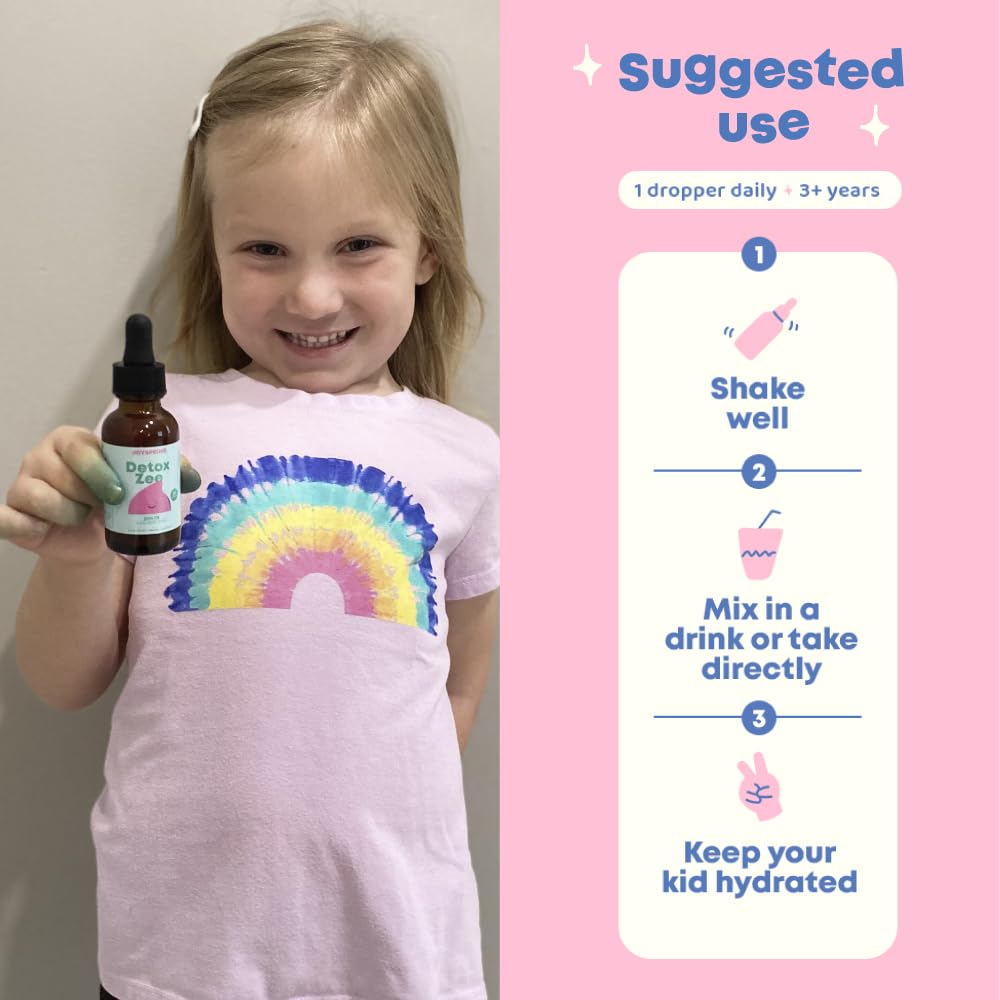 Vitamin D3 and Cyanocobalamin B12 supplements in JoySpring DetoxZee Kids bottle