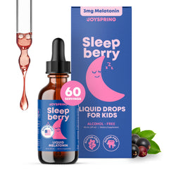 JoySpring Sleepberry kids melatonin bottle