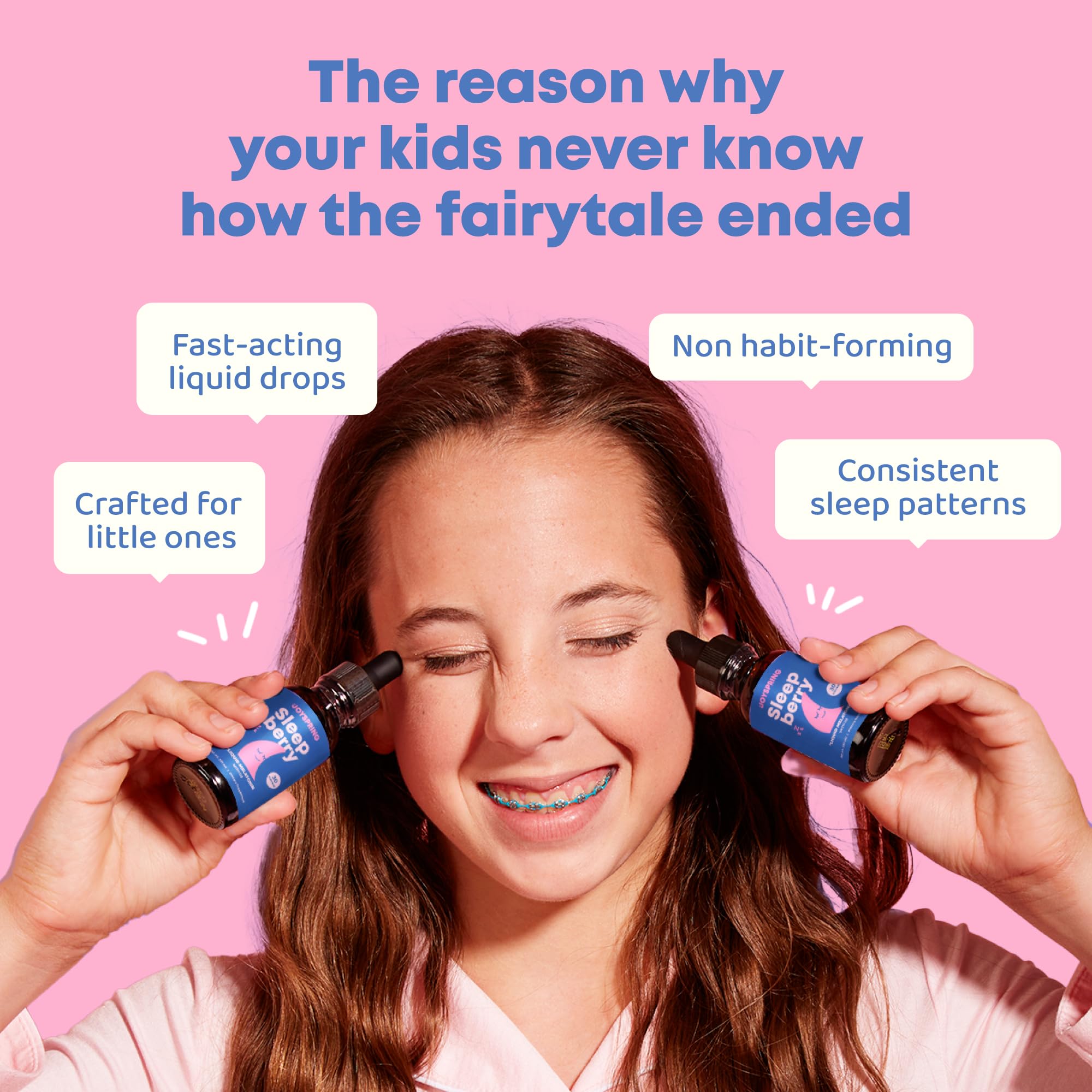 Dropper with Sleepberry kids melatonin liquid