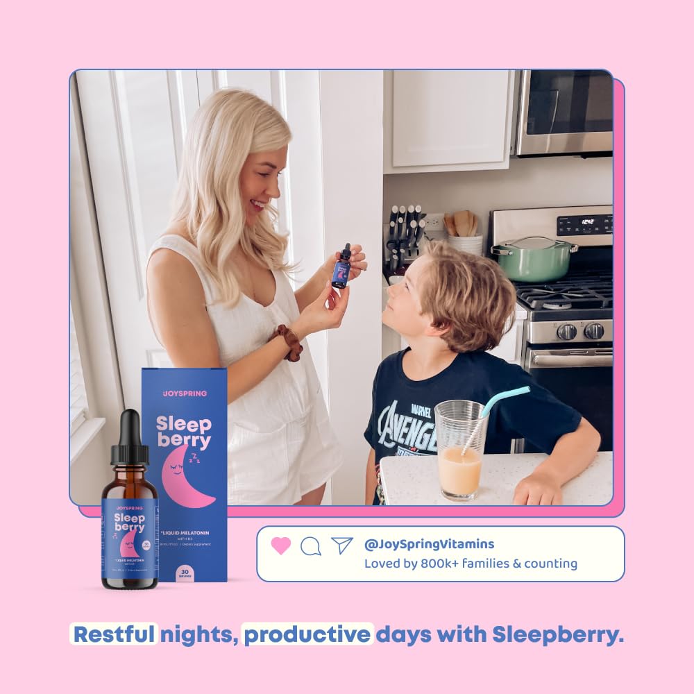 Ingredients of JoySpring Sleepberry kids melatonin