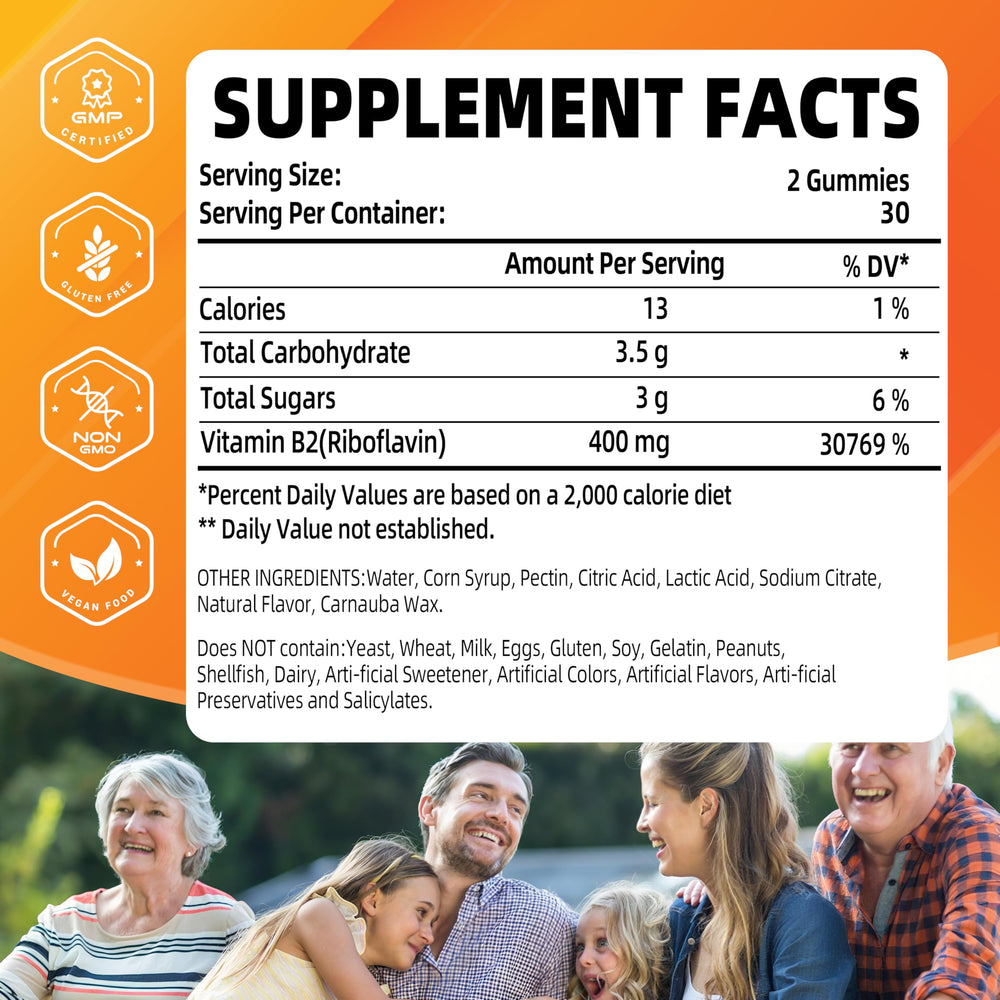 Joywiit Vitamin B2 Gummies packaging