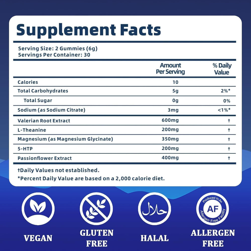 Lifestyle image showing a peaceful night with JRR Sleep Gummies