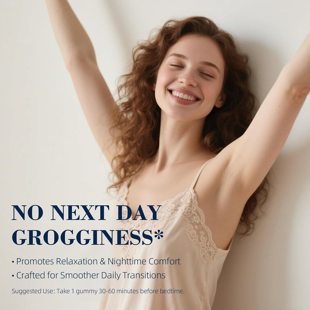 Close-up of fruit-flavored gummies with soft texture and 6 mg melatonin