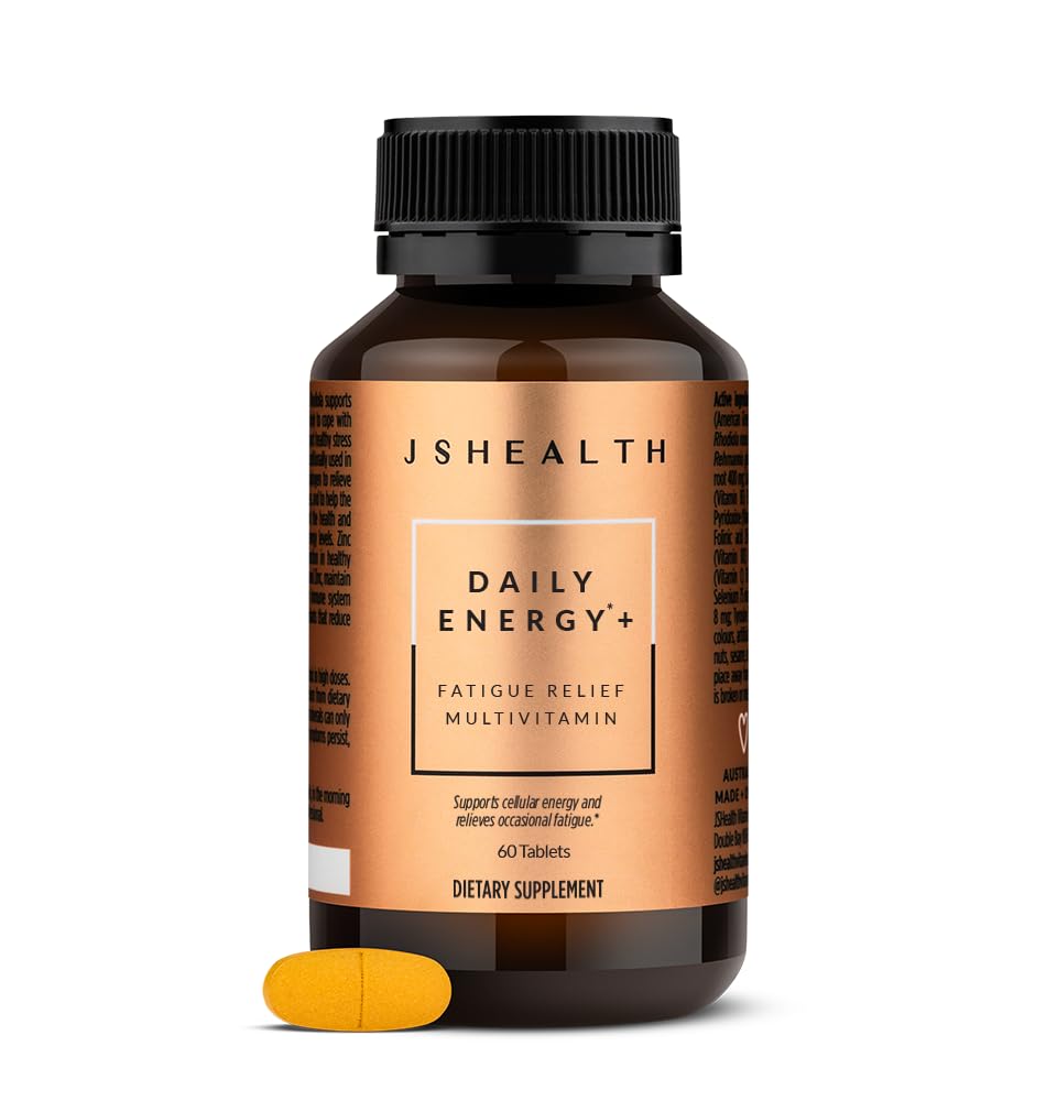 JSHealth Daily Energy bottle ready for everyday energy support.