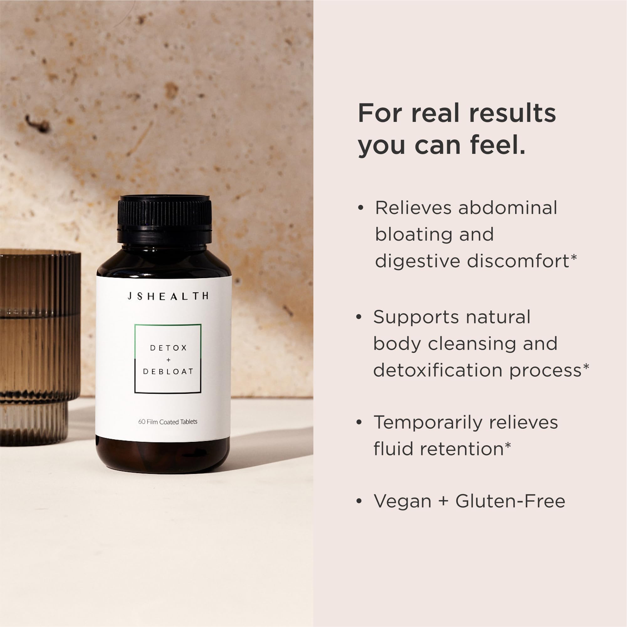 JSHealth liver detox pills illustrating milk thistle, turmeric, and fennel