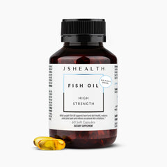 JSHealth High Strength Omega-3 Fish Oil bottle hero image