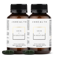 JSHealth Skin and Digestion Formula bottle with 120 capsules
