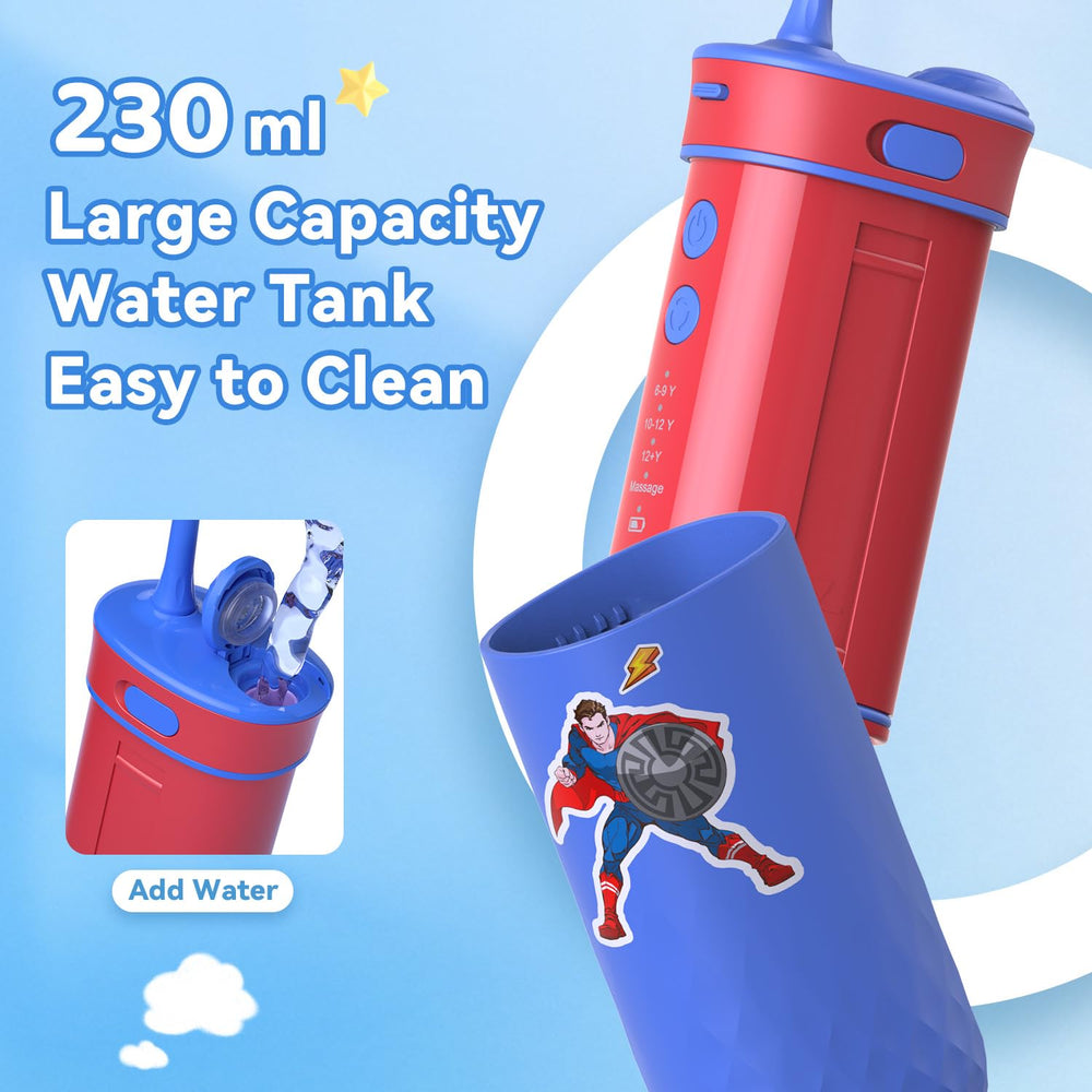 Playful kid-friendly colors and packaging with stickers