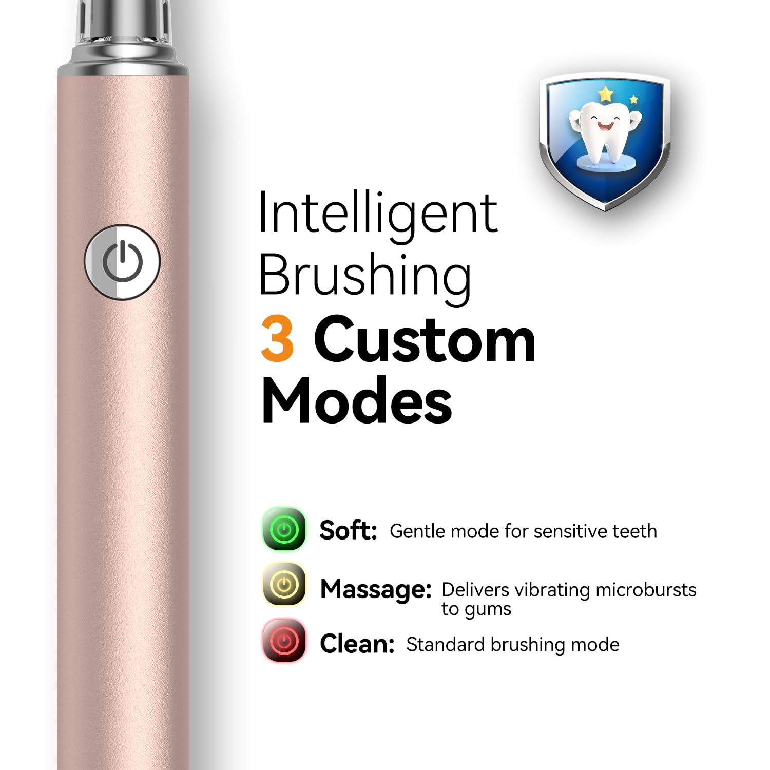 Side angle of JTF Sonic Electric Toothbrush