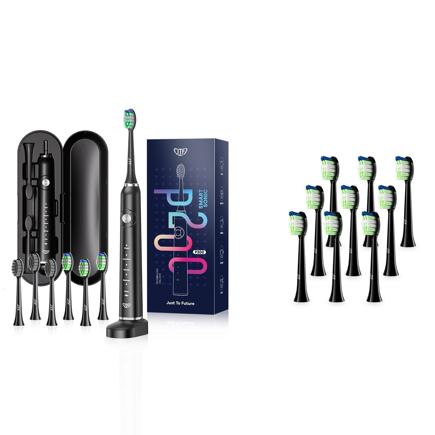 JTF Sonic Electric Toothbrush with Travel Case