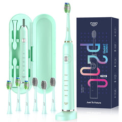 JTF P200 Sonic Electric Toothbrush handle in green