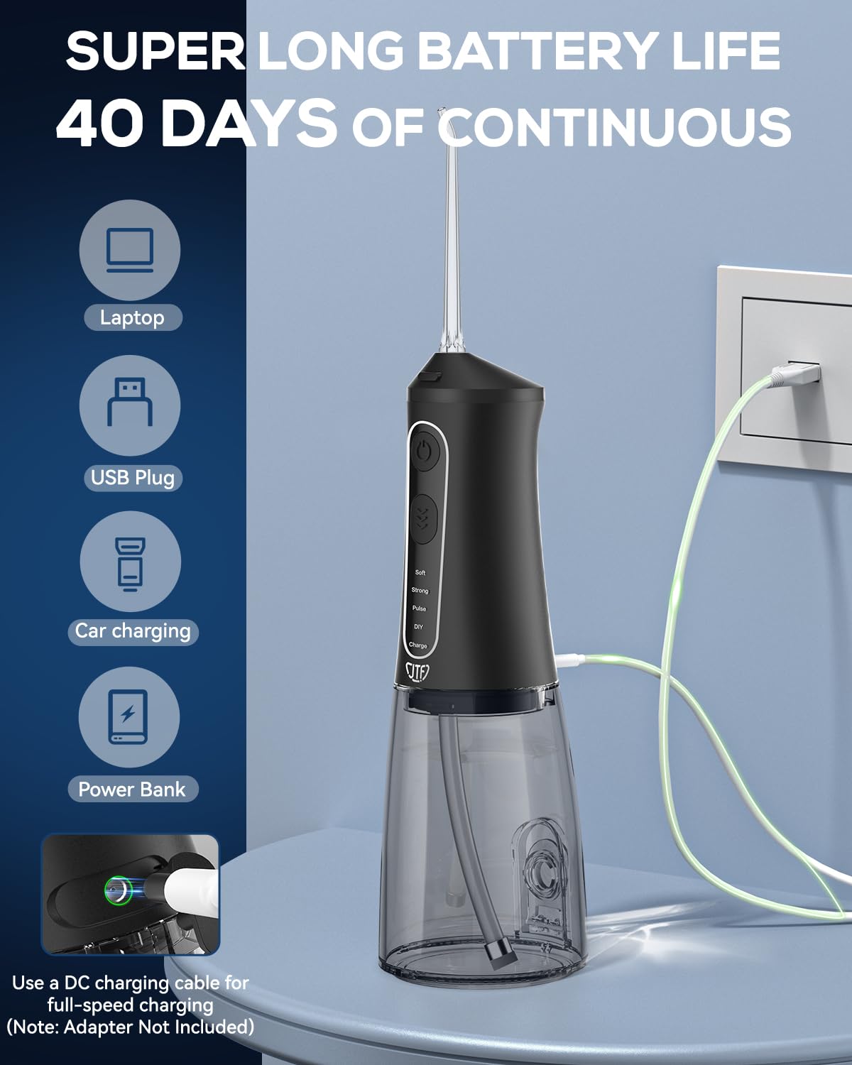 Nine replacement jet tips for JTF Water Dental Flosser