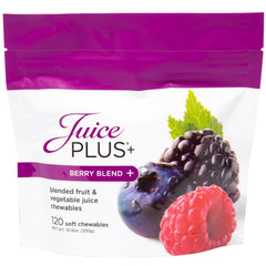 Bottle of Juice Plus+ Berry Blend Soft Chews (30-count)