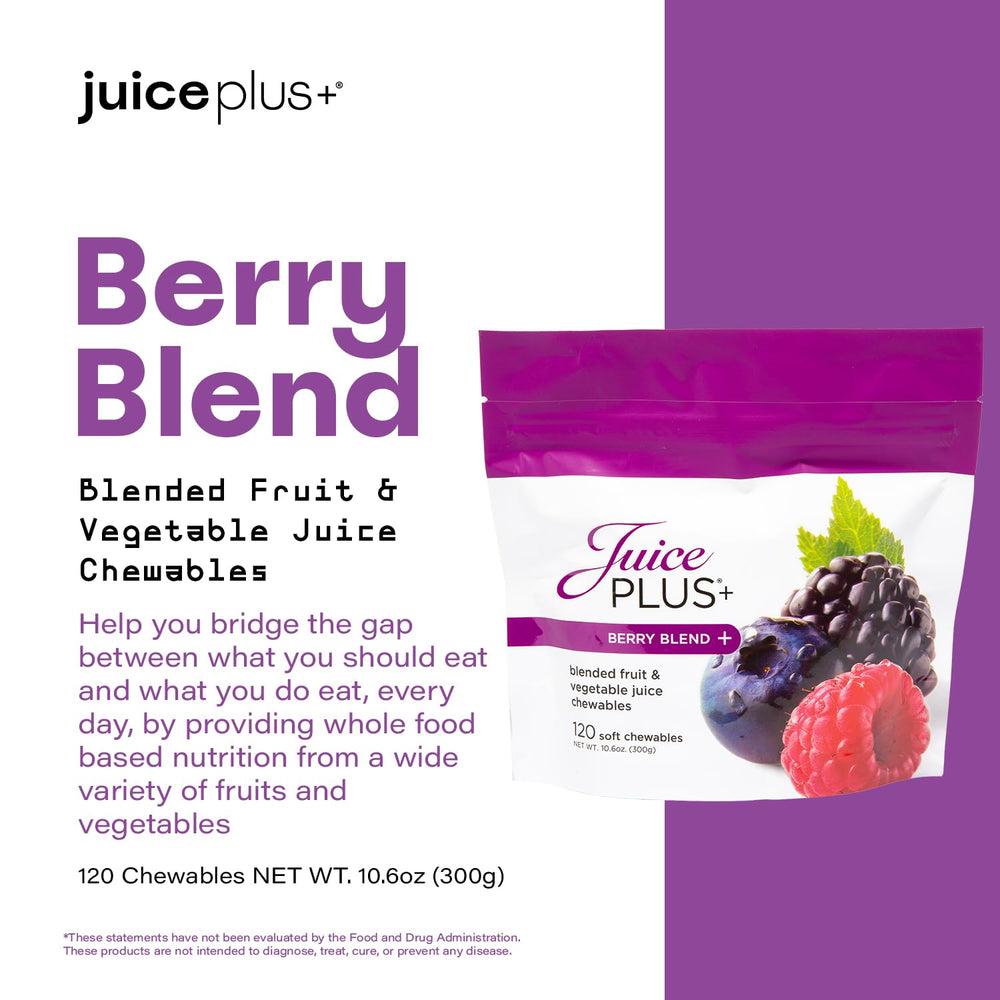 Assorted Berry Blend soft chews with berry flavors