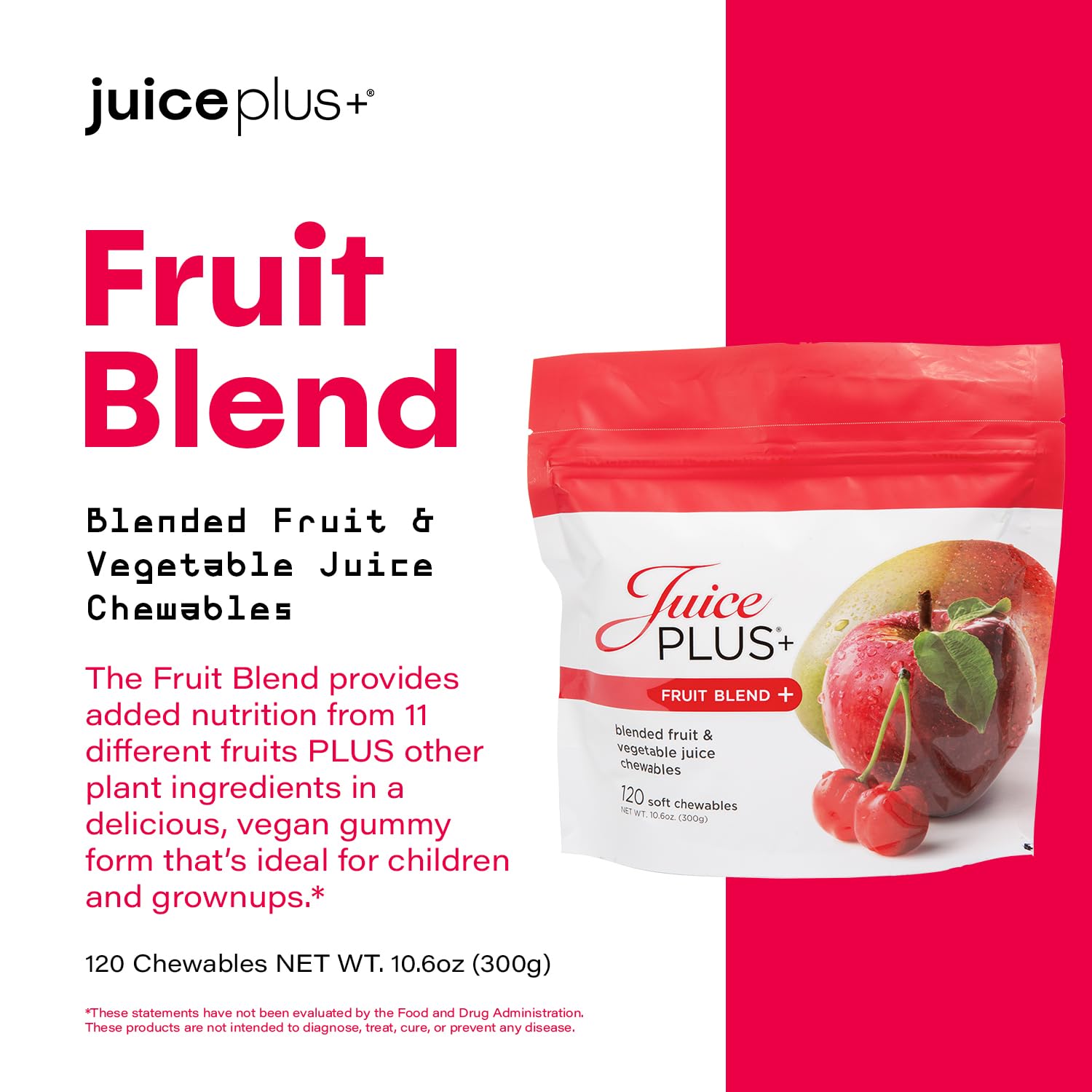 Whole-food nutrition from fruits, vegetables, and berries