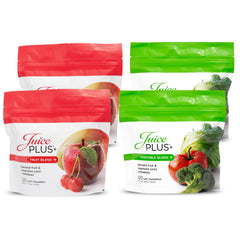 Front view of JuicePlus+ Fruit & Vegetable Blend Soft Chews packaging