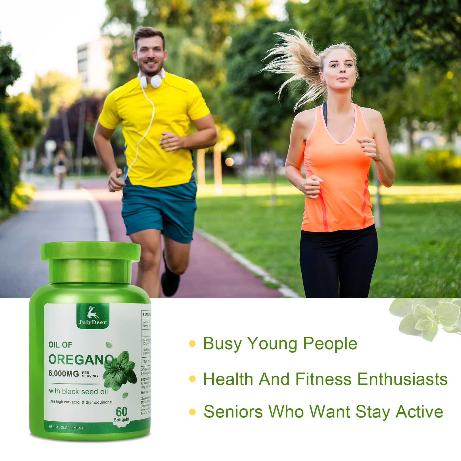 60 softgels per bottle – 30-day supply