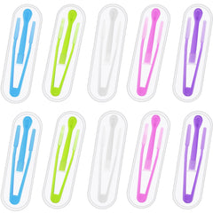 Pink contact lens remover tool with case