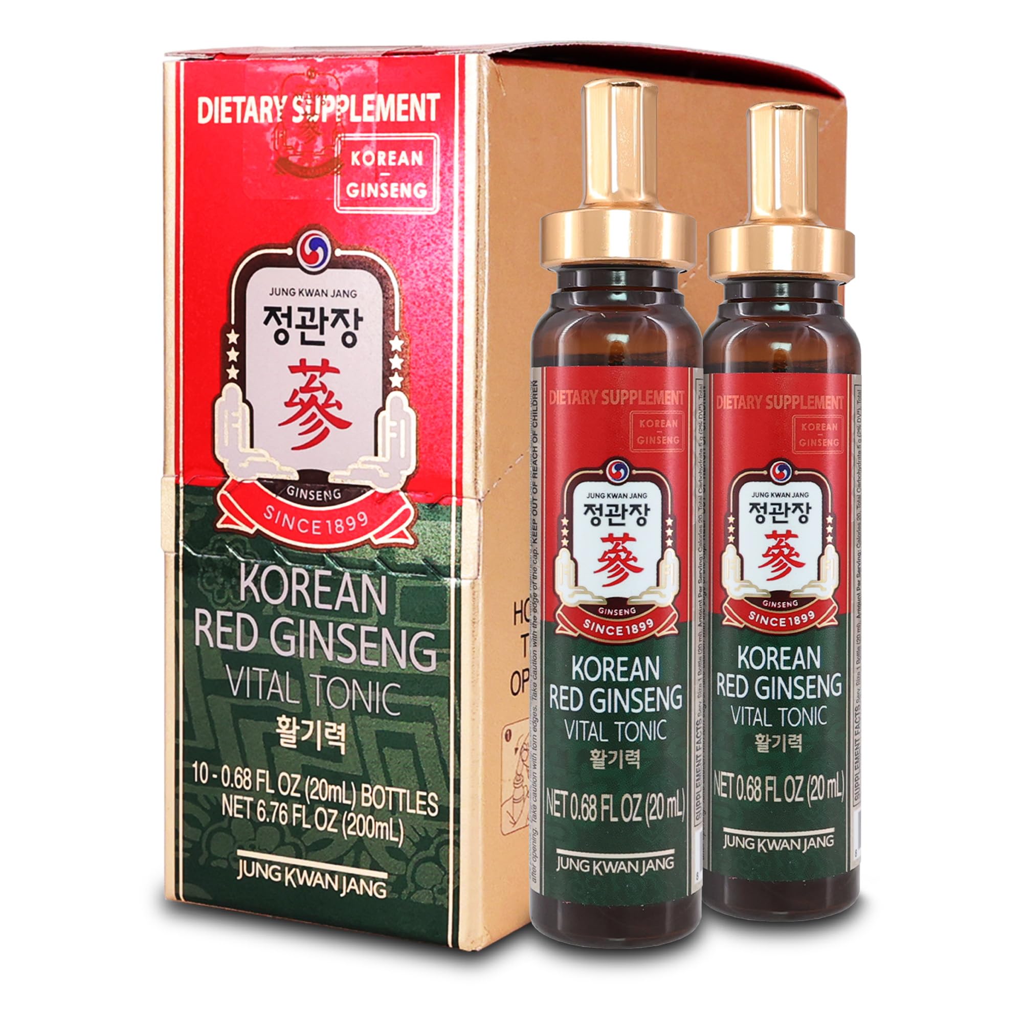 JungKwanJang Vital Tonic Korean Red Ginseng bottle with label